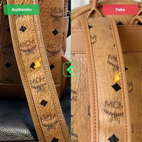 mcm bag original vs fake|is mcm bag real.